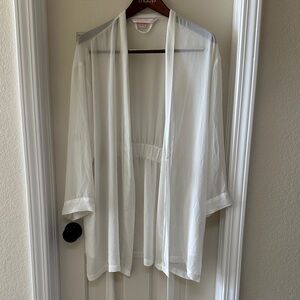 Victoria's Secret Sheer White Robe